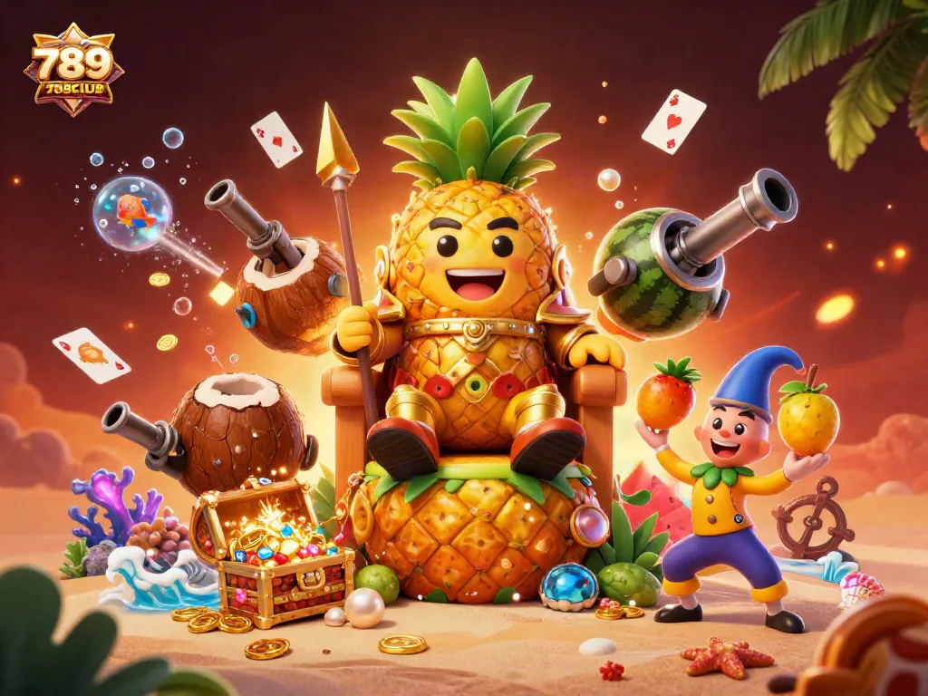 Experience excitement at 789CLUB with a dynamic 3D carnival scene filled with vibrant characters and casino fun.