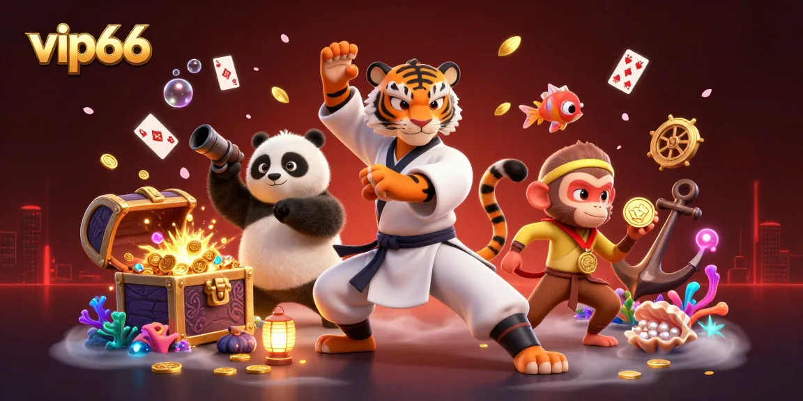 Engage with thrilling vip66 casino adventures while a kung fu tiger masters the art of betting.