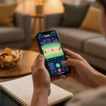 Engaging with the dagago app for live cockfighting betting while relaxing at home.