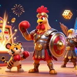 Experience the thrill of rokok88 link alternatif with epic casino battles amidst gold explosions.