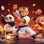 Engage with thrilling vip66 casino adventures while a kung fu tiger masters the art of betting.
