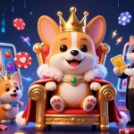 Engage with the thrilling world of lolajack casino, featuring a corgi king and playful gaming elements.