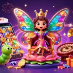 Spin the reels and win with lucky88 in a vibrant 3D casino-themed illustration featuring fun characters!