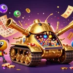 Spin to win at Sunwin Official with vibrant lottery balls and engaging casino elements.