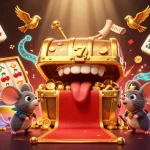 Engage with debet88's exhilarating slot experience through vibrant casino-themed art.