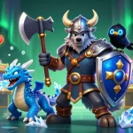 Experience thrilling action with 58win com's vibrant casino gaming scene, featuring animated characters and games.