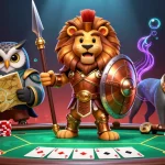 Gain insights into tải sunwin with a dynamic 3D digital illustration featuring casino characters and elements.