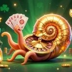 Engage in online blackjack Australia with charismatic characters in a festive casino environment.
