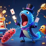 Engaging 11win scene with deep-sea characters showcasing dynamic casino magic.