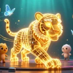Experience thrilling gameplay at 33winth featuring dynamic digital elements in a dazzling casino environment.